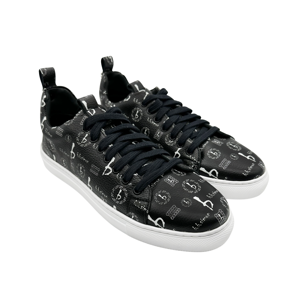 b.b. Simon BB Pattern Women's Shoes - Black - Dudes Boutique