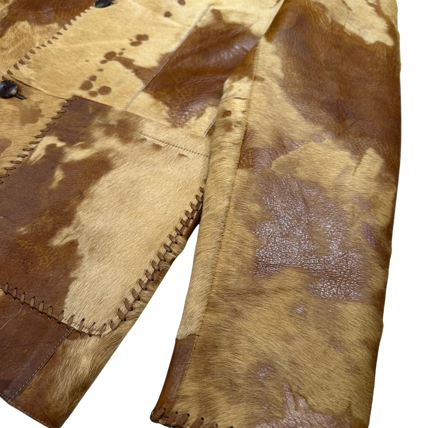 Kashani Natural Cavallino Pony Hair Blazer - Dudes Boutique