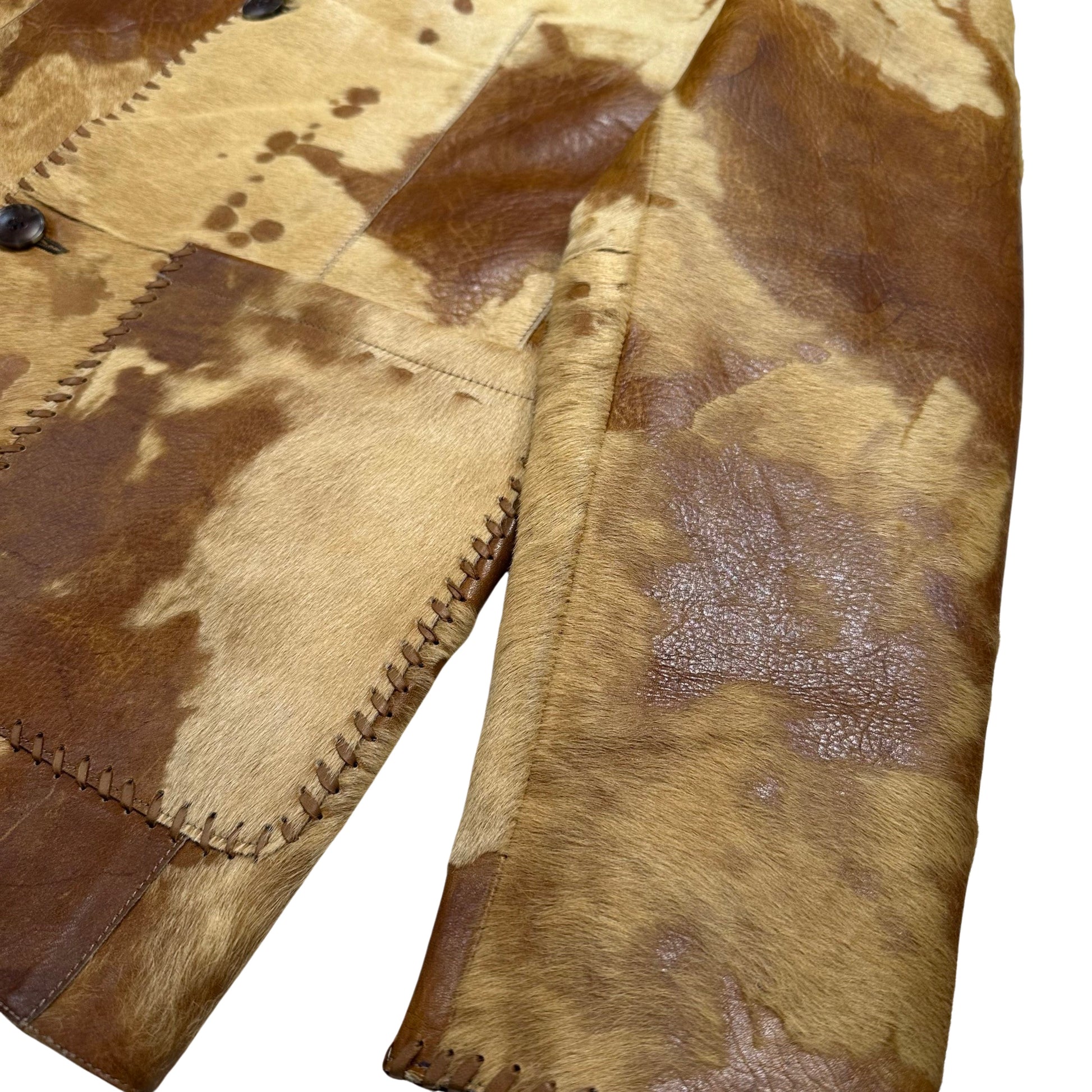 Kashani Natural Cavallino Pony Hair Blazer - Dudes Boutique