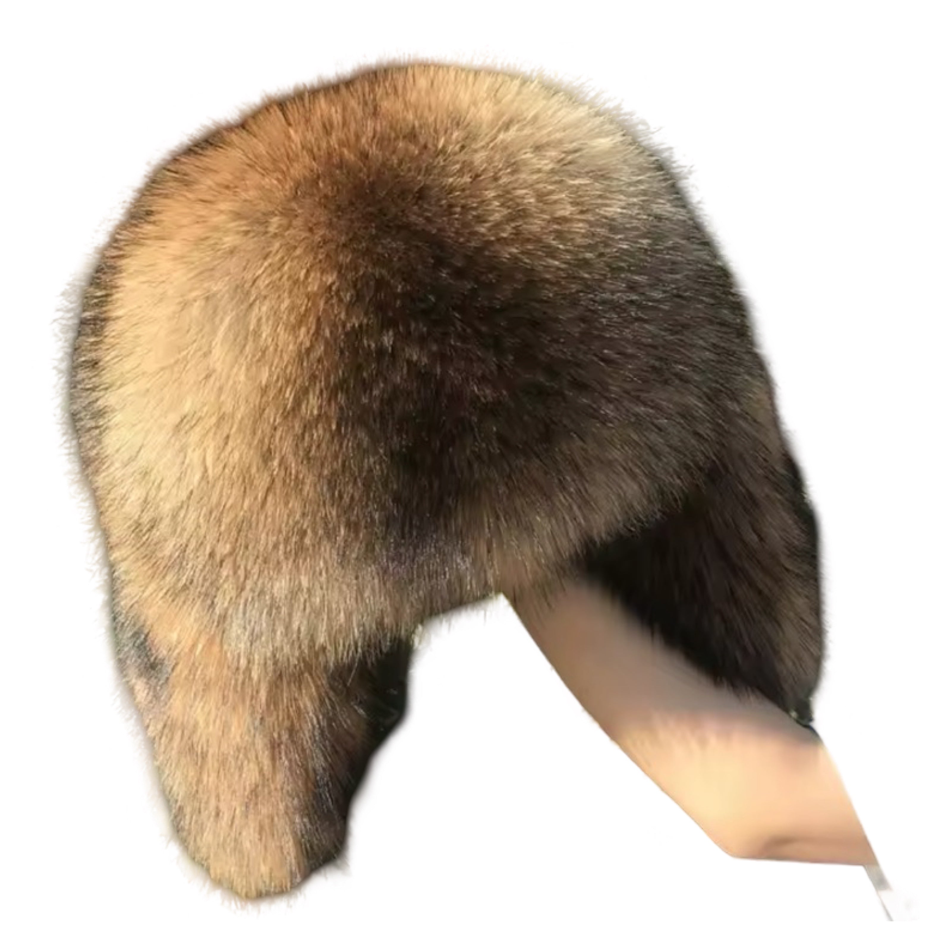 Kashani Full Red Fox Fur Oversized Trapper Hat – Dudes Boutique