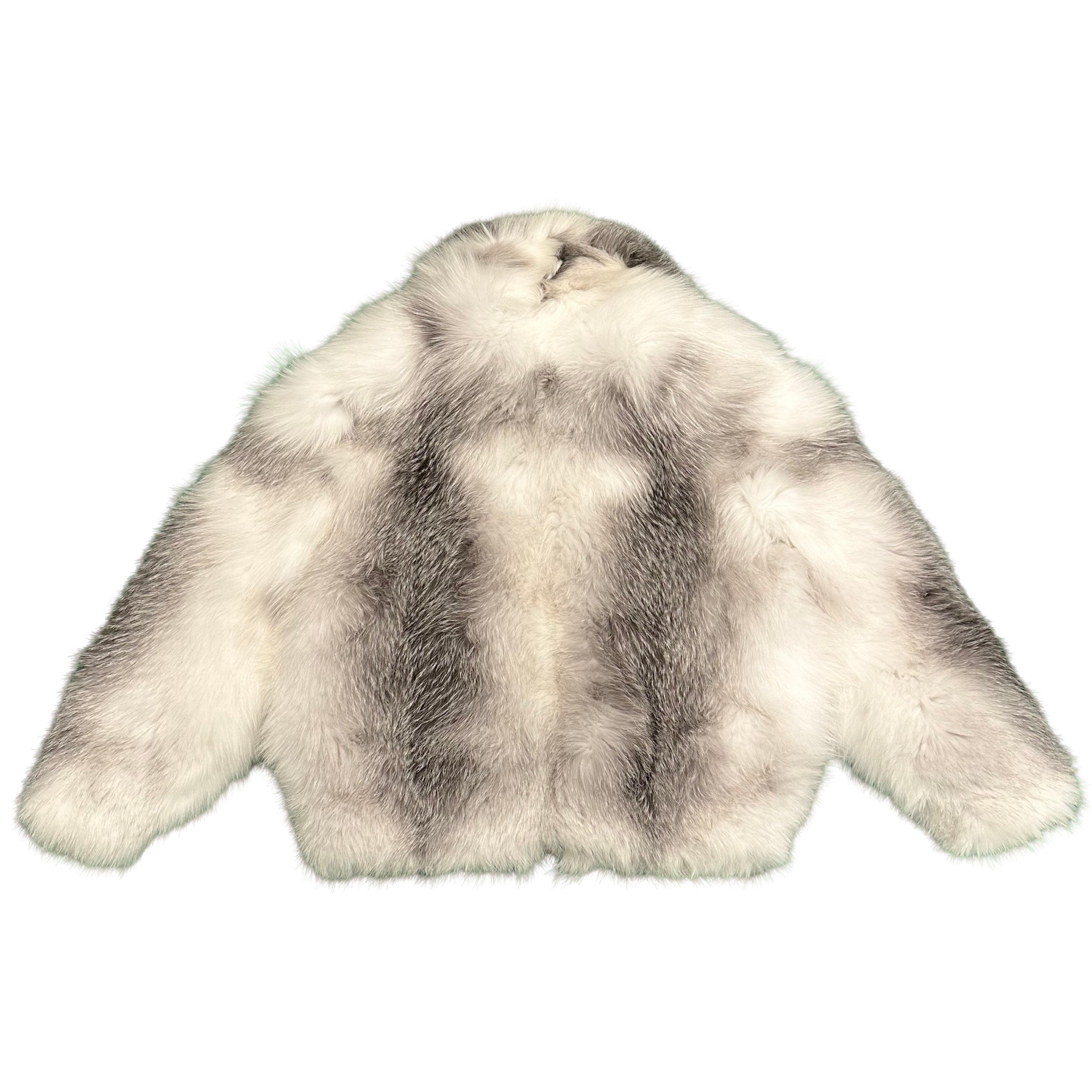 Kashani Men's Full Natural Arctic Fox Fur Coat - Dudes Boutique