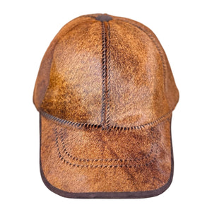 Kashani Brown Pony Hair Base Ball Hat - Dudes Boutique