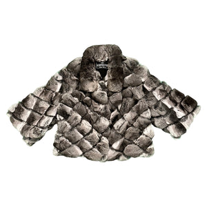 Kashani Women's Chinchilla Fur Bolero Jacket - Dudes Boutique