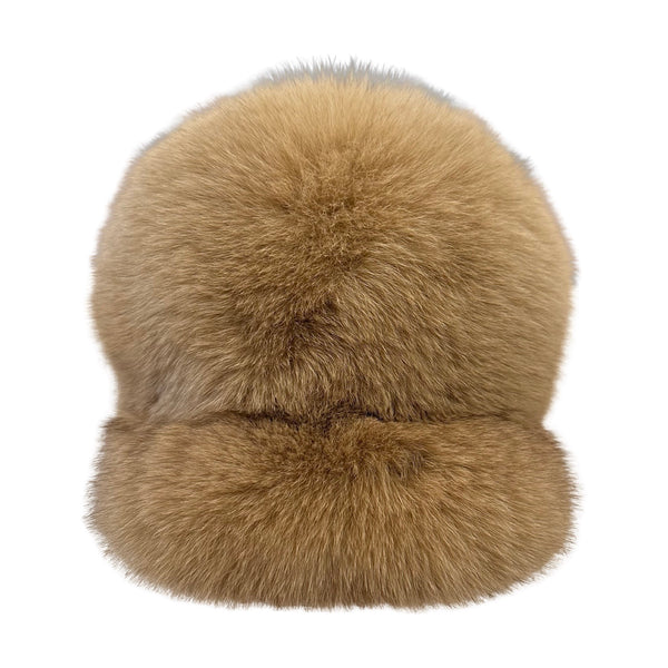 Kashani Natural Fox Fur Derby Hat - Dudes Boutique