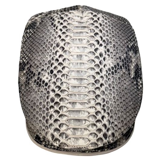 Kashani Natural Python Herringbone Cap - Dudes Boutique