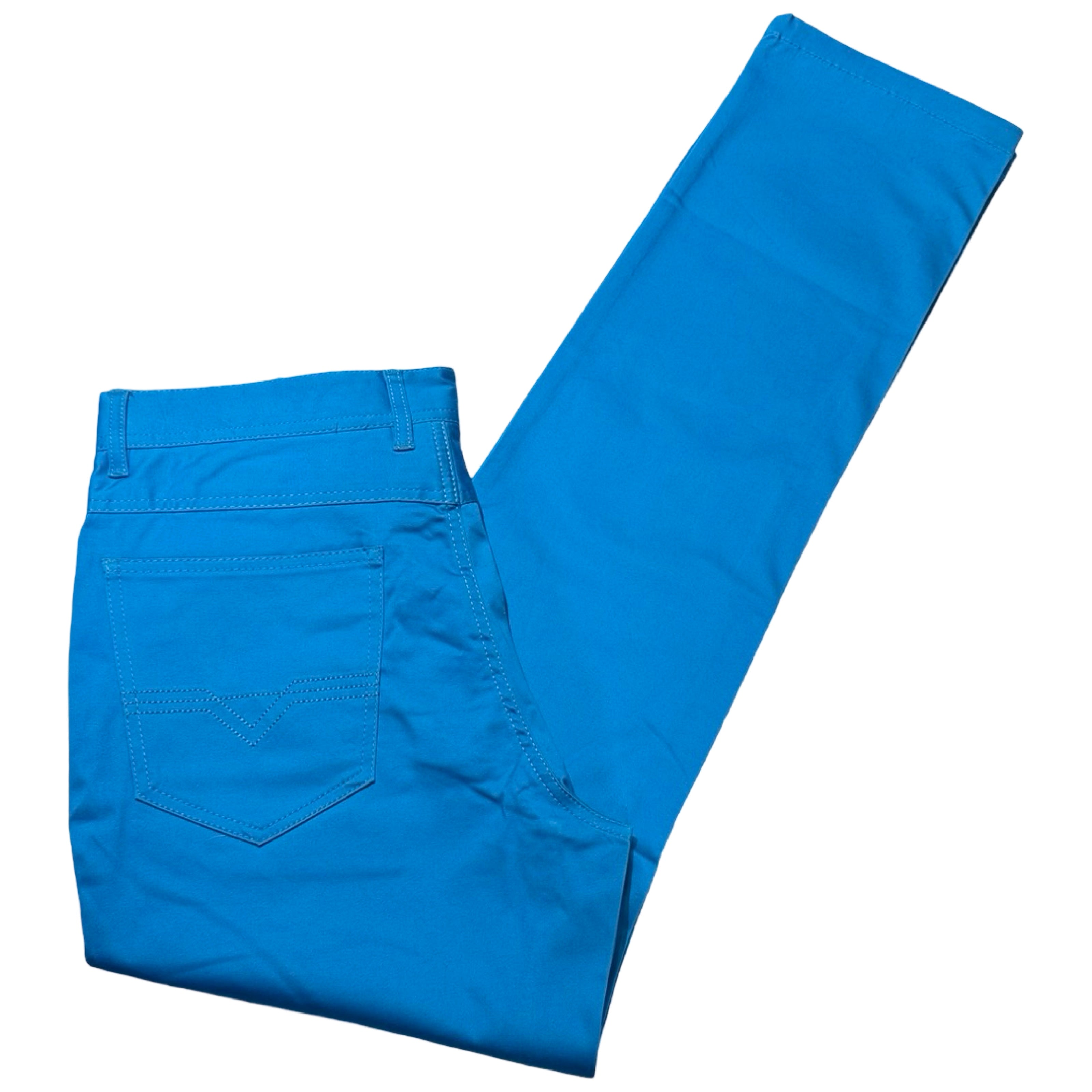 Prestige Azure Blue High-end Pants - Dudes Boutique