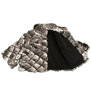 Kashani Women's Chinchilla Fur Bolero Jacket - Dudes Boutique