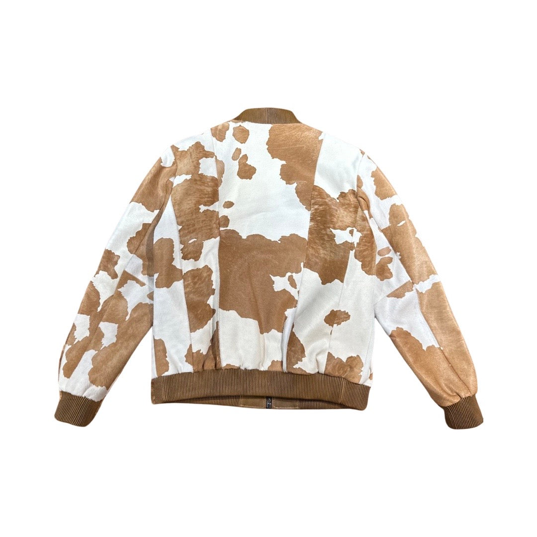 Barya NewYork Caramel Cavallino Pony Hair Bomber Jacket - Dudes Boutique