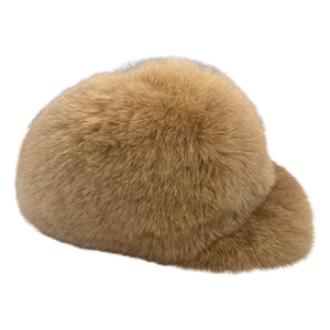 Kashani Natural Fox Fur Derby Hat - Dudes Boutique