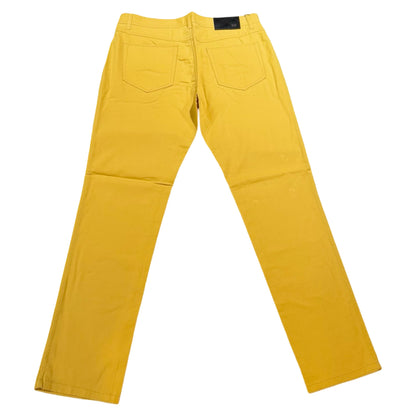 Enzo Alpha-437 Yellow High End Pants - Dudes Boutique