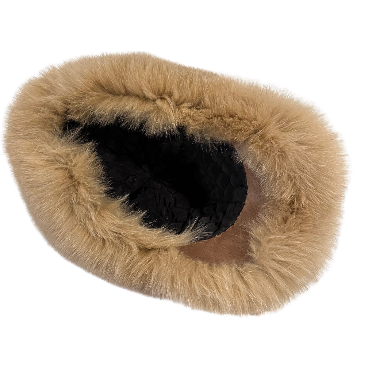 Kashani Natural Fox Fur Derby Hat - Dudes Boutique