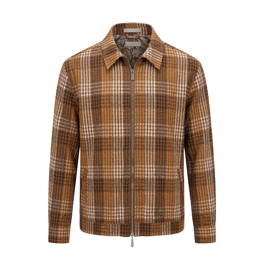 Inserch Seersucker Gingham Jacket