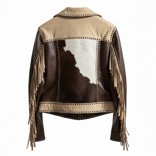 Scully Women's Pony Hair Fringe Jacket