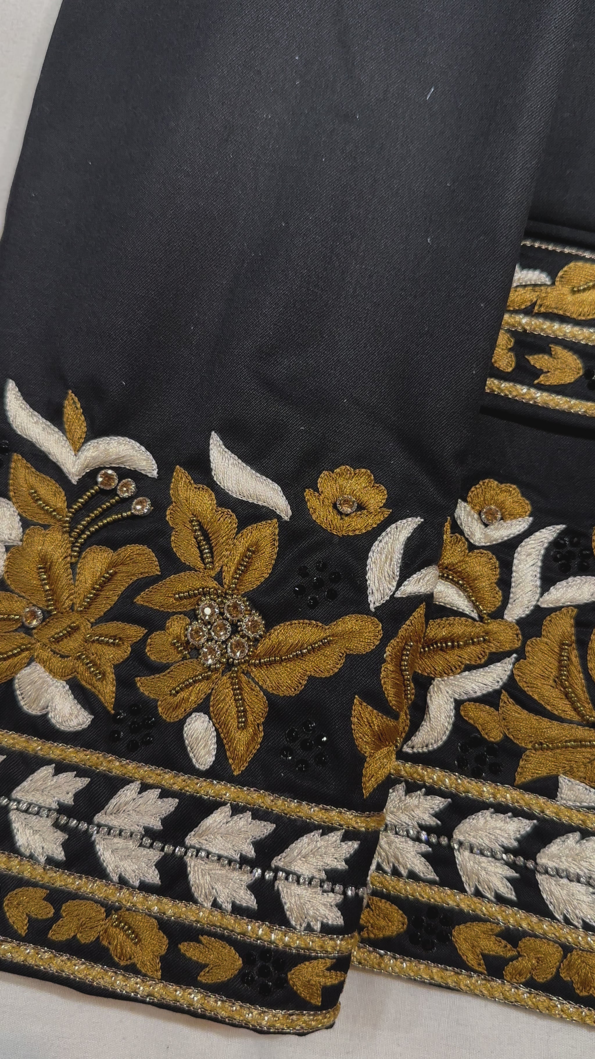 Kashani Black Gold Hyper Stitch Crystal Blazer - Dudes Boutique