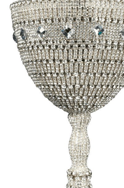 b.b. Simon CUP-504 Clear Crystal Wine Glass - Dudes Boutique