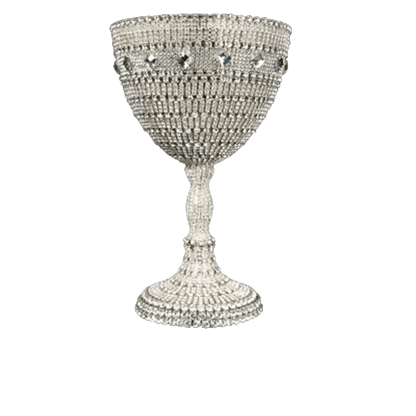 b.b. Simon CUP-504 Clear Crystal Wine Glass