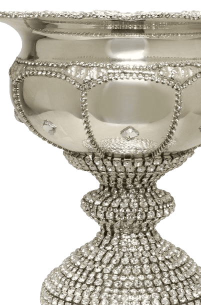 b.b. Simon CUP-505 Clear Diamond Crystal Schooner Wine Glass - Dudes Boutique