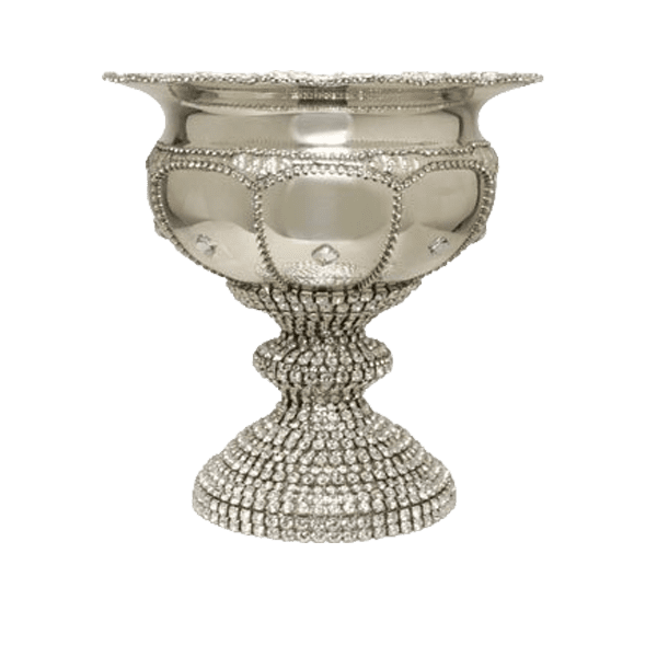 b.b. Simon CUP-505 Clear Diamond Crystal Schooner Wine Glass - Dudes Boutique