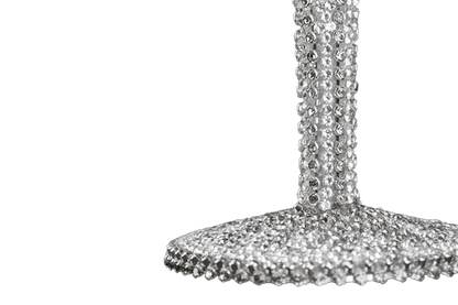 b.b. Simon CUP-509 CLEAR Black Diamond Martini Glass - Dudes Boutique