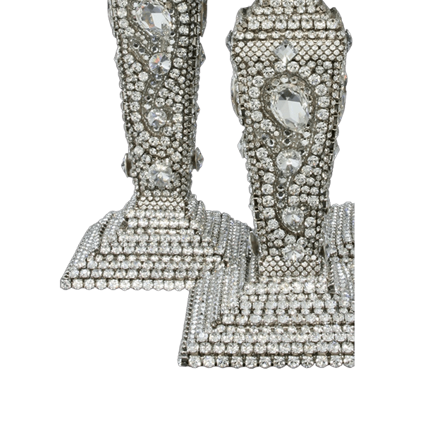 b.b. Simon CDH-209 Crystal Candle Holder - Dudes Boutique