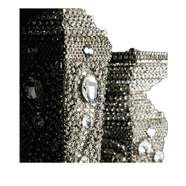 b.b. Simon CDH-209 Crystal Candle Holder - Dudes Boutique