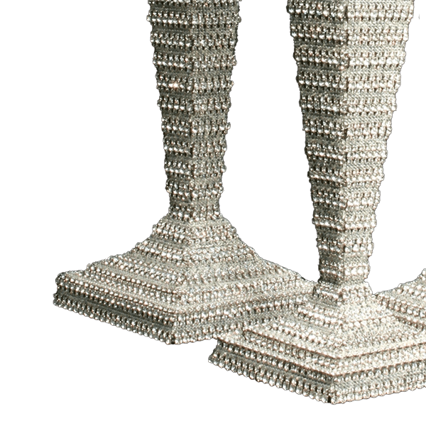 b.b. Simon CDH-215 Crystal Candle Holder - Dudes Boutique