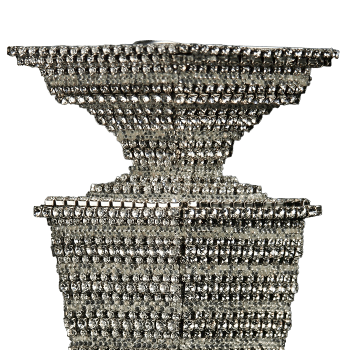 b.b. Simon CDH-215 Crystal Candle Holder - Dudes Boutique