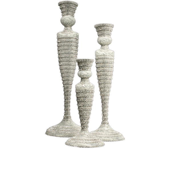 b.b. Simon CDH-214 Crystal Candle Holder - Dudes Boutique