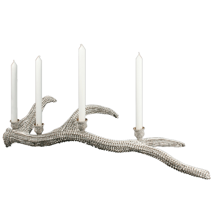 b.b. Simon CDH-220 Crystal Candle Holder - Dudes Boutique