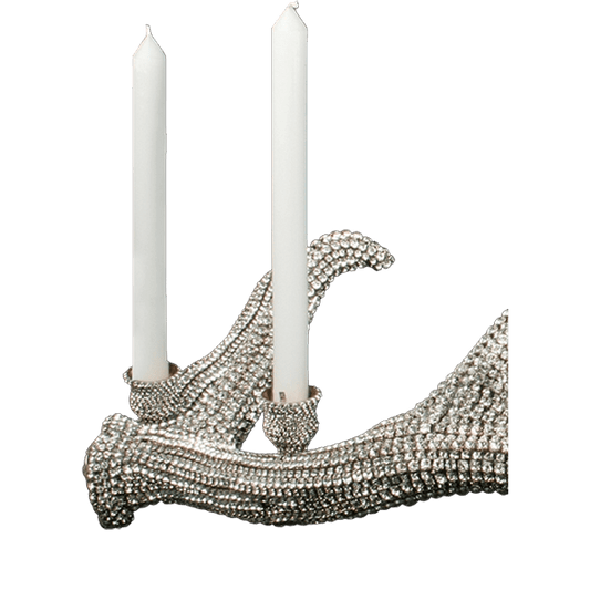 b.b. Simon CDH-220 Crystal Candle Holder - Dudes Boutique