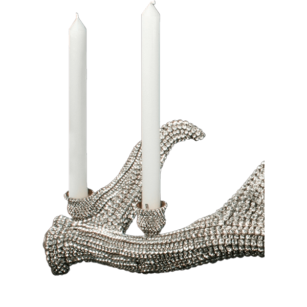 b.b. Simon CDH-220 Crystal Candle Holder