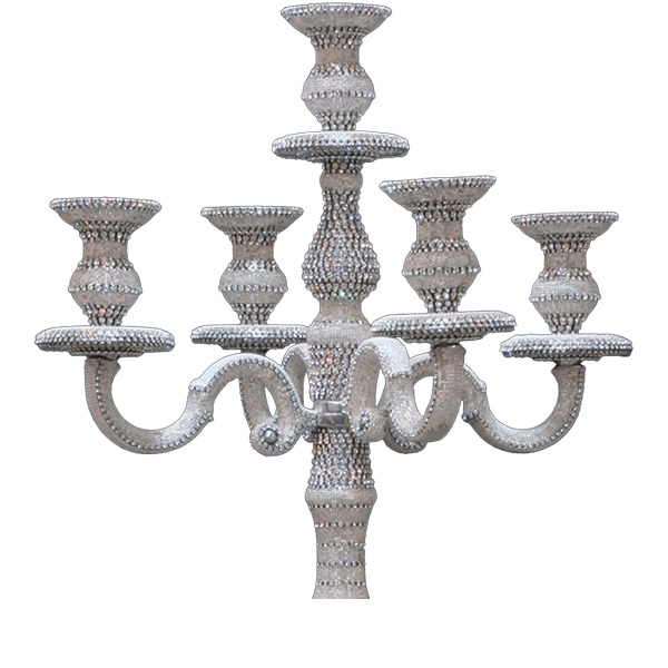 b.b. Simon CDH-225 Crystal Candle holder - Dudes Boutique