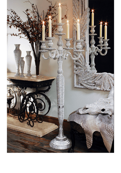 b.b. Simon CDH-225 Crystal Candle holder - Dudes Boutique