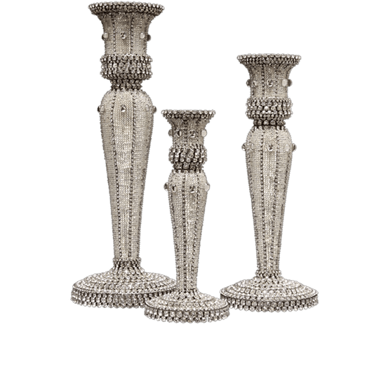 b.b. Simon CDH-240 Crystal Candle Holder - Dudes Boutique