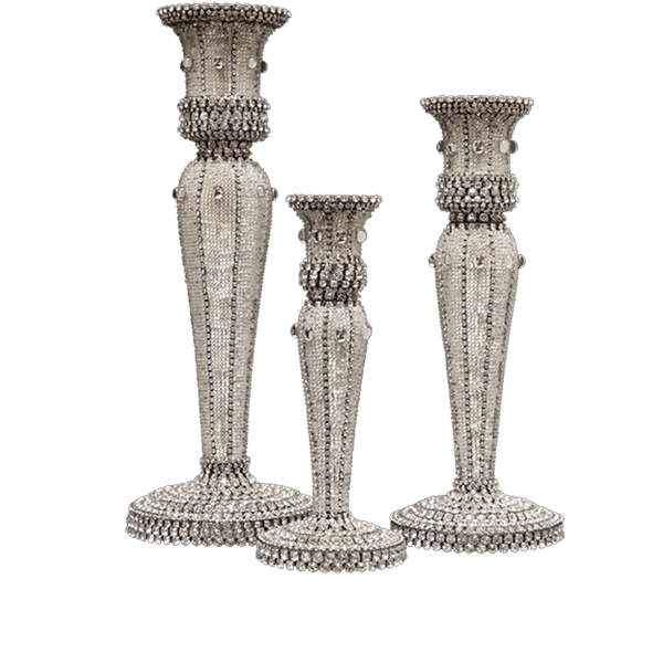 b.b. Simon CDH-240 Crystal Candle Holder