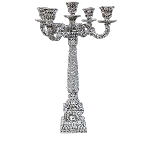 b.b. Simon CDH-248 Crystal Candle Holder - Dudes Boutique