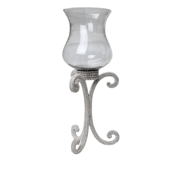 b.b. Simon CDH-253-Clear- L Crystal Candle holder - Dudes Boutique