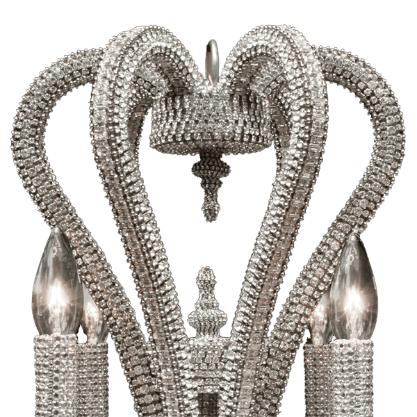 b.b. Simon CH-101-M Crystal Chandelier