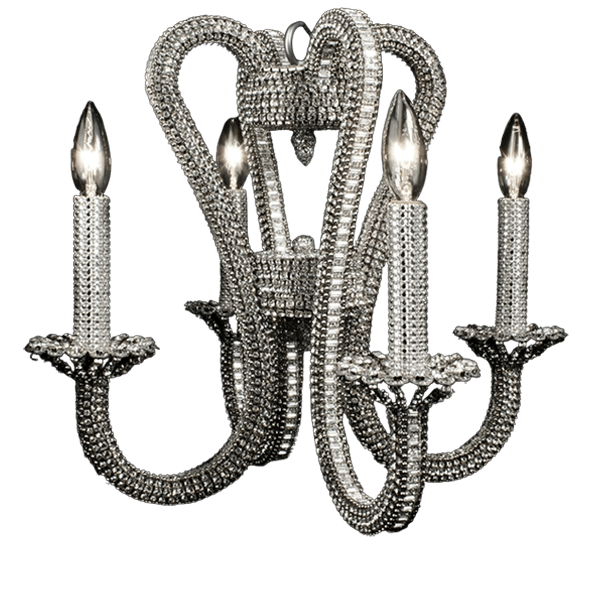 b.b. Simon CH-101-S Crystal Chandelier