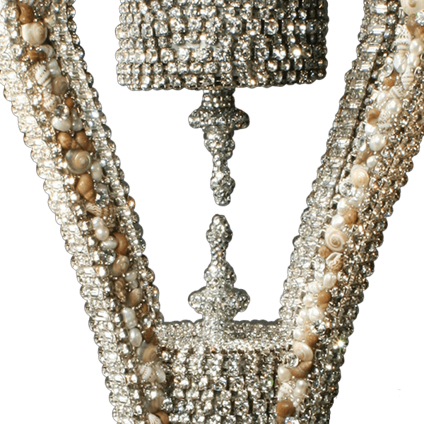 b.b. Simon CH-101-S-SHELL Crystal Chandelier