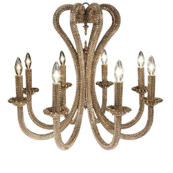 b.b. Simon CH-400-L Crystal Chandelier