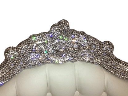 b.b. Simon Silver CHAIR-102 Royal Crystal Chair - Dudes Boutique