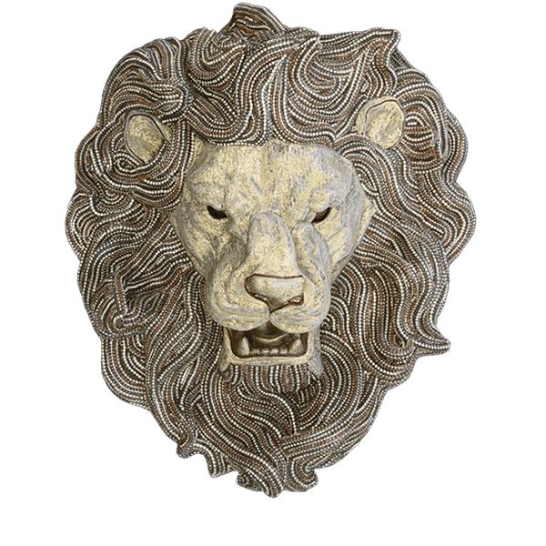 b.b. Simon Gold Crystal Lion Mane