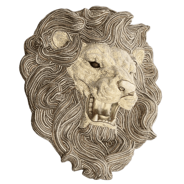 b.b. Simon Gold Crystal Lion Mane