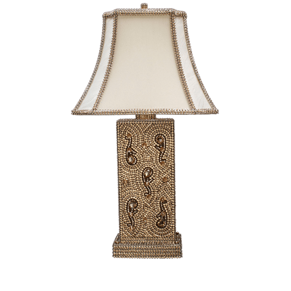 b.b. Simon LS-107-LT.C Crystal Table Lamp