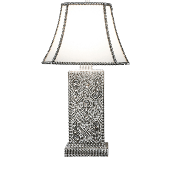 b.b. Simon LS-107 Crystal Table Lamp