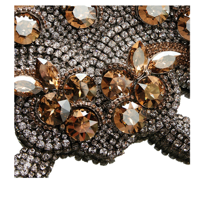 b.b. Simon M-200-GOLD-CLEAR Crystal Mirror - Dudes Boutique