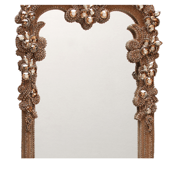 b.b. Simon M-201-GOLD Crystal Mirror - Dudes Boutique