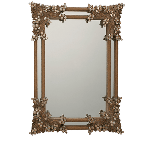 b.b. Simon M-401-GOLD Crystal Mirror - Dudes Boutique