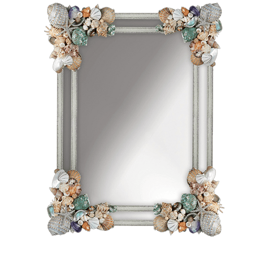 b.b. Simon M-401-SHELL Crystal Mirror - Dudes Boutique